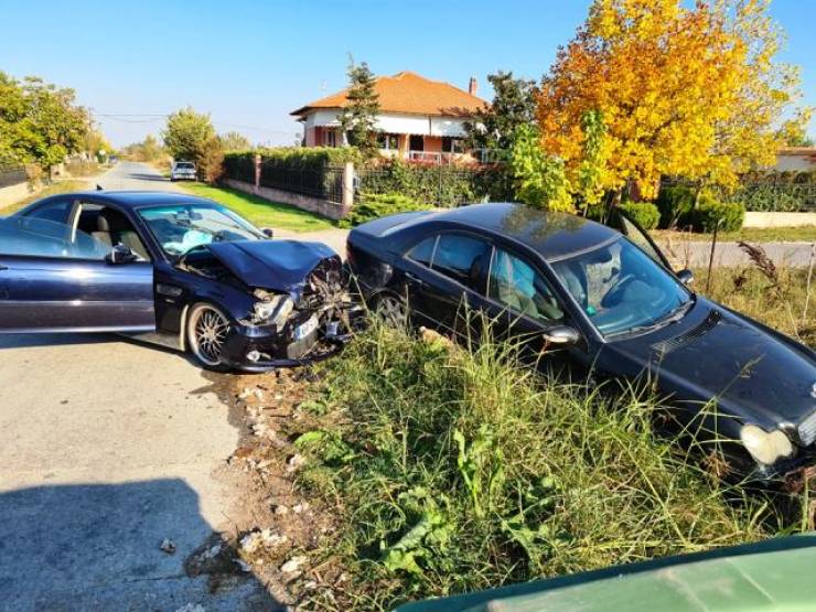 Τροχαίο ατύχημα στο Λιανοβέργι Ημαθίας