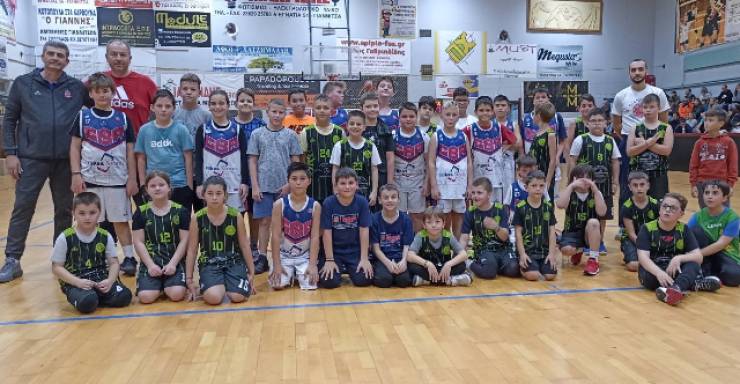 Η Ακαδημία Μπάσκετ του Γ.Α.Σ. Αλεξάνδρεια και η Ακαδημία Μπάσκετ της ομάδας του Μ. Αλεξάνδρου Γιαννιτσών διοργάνωσαν τουρνουά φιλικών παιχνιδιών