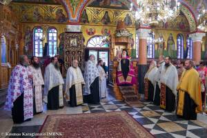 Πανηγυρικός Εσπερινός στην Ιερά Μονή Αγίας Κυριακής Λουτρού (φώτο)