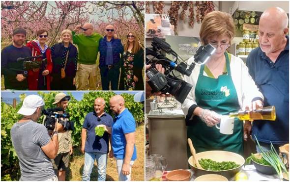 Η Ημαθία στο επίκεντρο της ισπανικής κρατικής τηλεόρασης TVE1 - Στο προσκήνιο ροδάκινο, ρεβανί και ξινόμαυρο