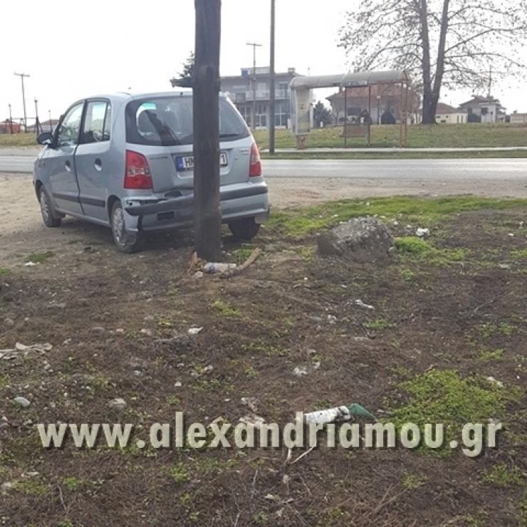 Τροχαίο ατύχημα στο Νησέλι-Υλικές ζημιές