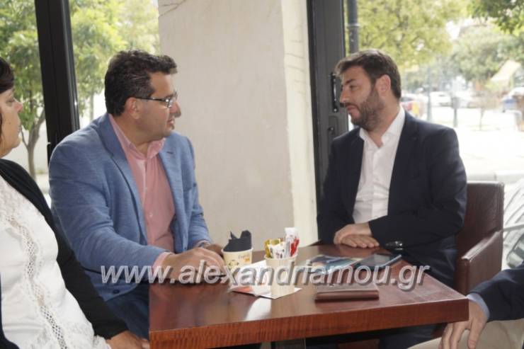 Ο υποψήφιος Ευρωβουλευτής Νίκος Ανδρουλάκης στην Αλεξάνδρεια (φώτο-βίντεο)