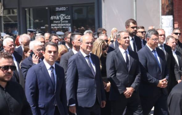 O επικήδειος λόγος του Κυριάκου Μητσοτάκη στην Κηδεία του Απόστολου Βεσυρόπουλου
