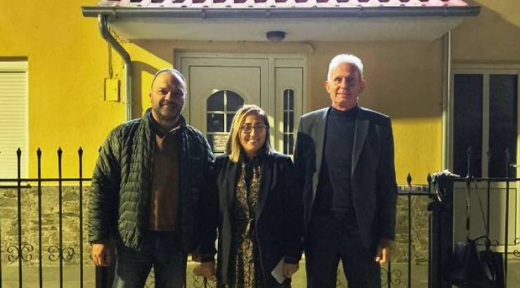 Συνάντηση εργασίας της Στέλλας Αραμπατζή με τον ΤΟΕΒ Τρικάλων - Στήριξη στον Πρωτογενή τομέα