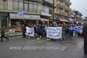 Πορεία διαμαρτυρίας των σχολείων στην Αλεξάνδρεια(φώτο-βίντεο)