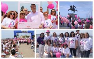Άλμα Ζωής, Sail for pink:Ροζ μήνυμα για την αντιμετώπιση του καρκίνου του μαστού στη Θεσσαλονίκη