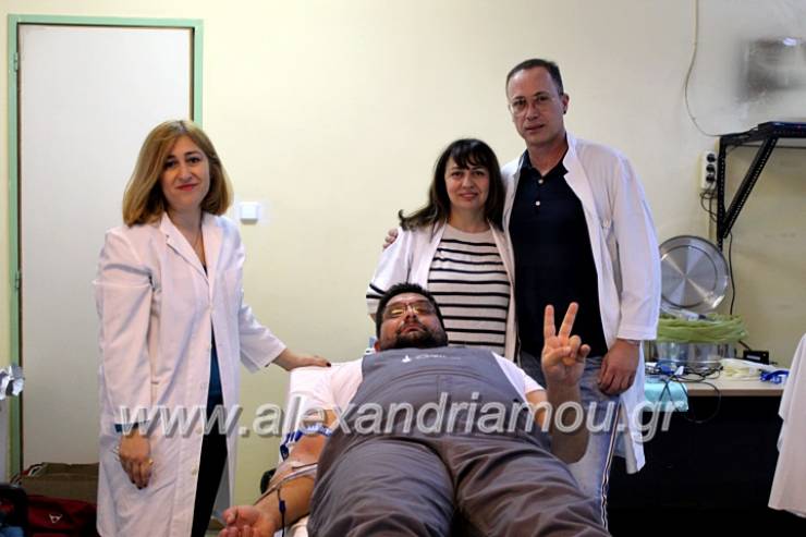 Με μεγάλη συμμετοχή η εθελοντική αιμοδοσία του δήμου Αλεξάνδρειας στο Κέντρο Υγείας (φώτο)