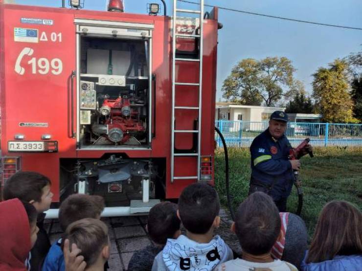 Eυχαριστήριο μήνυμα από το Δημοτικό Σχολείο  Ξεχασμένης – Κεφαλοχωρίου προς  τον Αντιπύραρχο κο Γρηγόριο Γερόπουλο