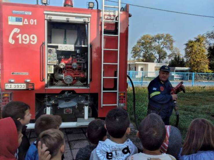 Eυχαριστήριο μήνυμα από το Δημοτικό Σχολείο  Ξεχασμένης – Κεφαλοχωρίου προς  τον Αντιπύραρχο κο Γρηγόριο Γερόπουλο