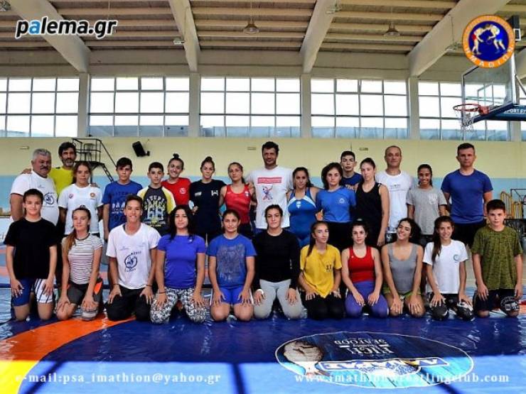 Ο Ημαθίων στο διεθνές Camp πάλης «Meteora Wrestling Academy»