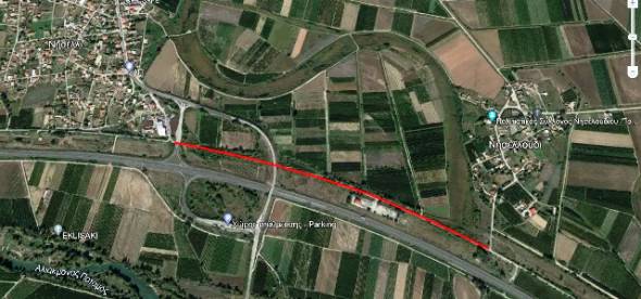 Κλειστή προς την κυκλοφορία η Δημοτική οδός από Νησέλι έως και Πρασινάδα, λόγω υψηλής στάθμης υδάτων