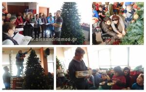 Το Ειδικό Δημοτικό Σχολείο και Νηπιαγωγείο Αλεξάνδρειας στόλισε το Χριστουγεννιάτικο Δέντρο στο ΚΑΠΗ(φώτο)