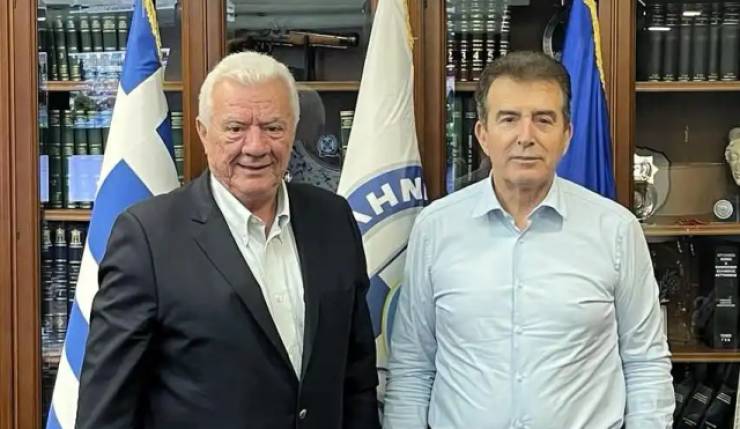 Επίσκεψη του Δημάρχου στον Υπουργό Προστασίας του Πολίτη, Μιχάλη Χρυσοχοΐδη για ζητήματα ασφάλειας και συνεργασίας