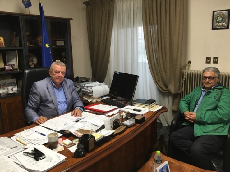 Επίσκεψη του Προέδρου του Ελληνικού Οργανισμού Ανακύκλωσης στο Δήμο Αλεξάνδρειας
