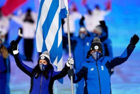 Φαντασμαγορική η τελετή έναρξης των Χειμερινών Ολυμπιακών Αγώνων - Σημαιοφόροι της Ελλάδας η Ναουσαία Μαρία Ντάνου και ο Απόστολος Αγγέλης