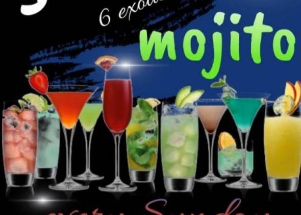 &Epsilon;&kappa;&pi;&lambda;&eta;&kappa;&tau;&iota;&kappa;ά mojitos &sigma;&tau;&omicron; momenti &kappa;ά&theta;&epsilon; &Kappa;&upsilon;&rho;&iota;&alpha;&kappa;ή