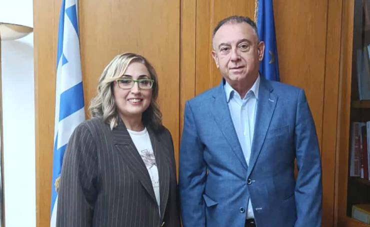 Συνάντηση της Στέλλας Αραμπατζή με τον Υφυπουργό Αγροτικής Ανάπτυξης – Δέσμευση για άμεσες αποζημιώσεις στους κτηνοτρόφους