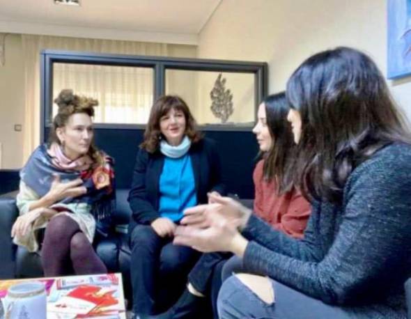 Στο Συμβουλευτικό Κέντρο Γυναικών στη Βέροια η Φρόσω Καρασαρλίδου