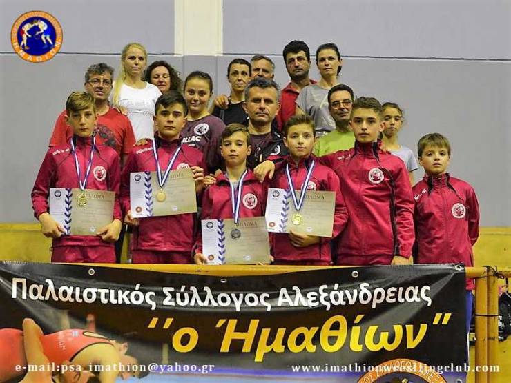 Τέσσερα μετάλλια για τον Ημαθίωνα στο Πανελλήνιο πρωτάθλημα παμπαίδων