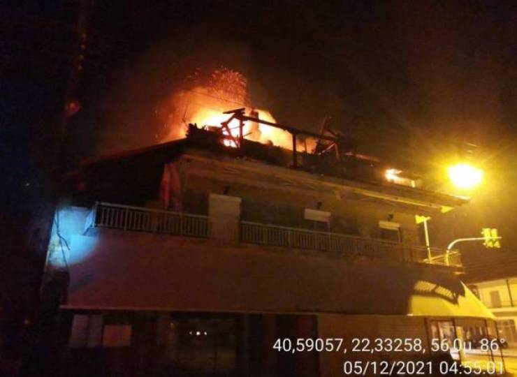 Πυρκαγιά από έκρηξη λέβητα στα Καβάσιλα