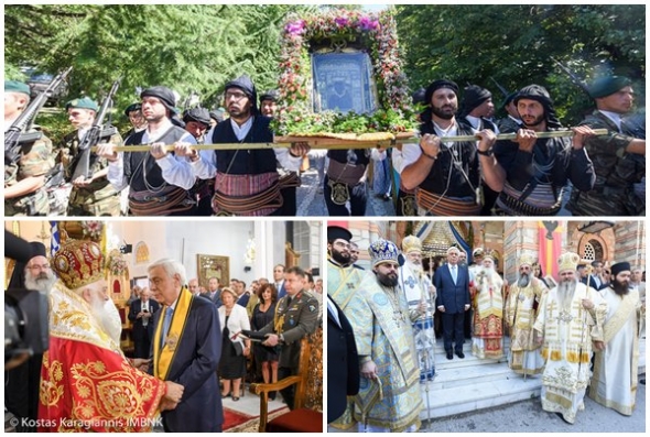 Πανηγύρισε με λαμπρότητα η Παναγία Σουμελά στο Βέρμιο. Παρέστη ο Πρόεδρος της Δημοκρατίας