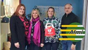 Δωρεά απινιδωτή της ΑΛΜΗ Α.Β.Ε.Ε. στο Γυμνάσιο Πλατέος