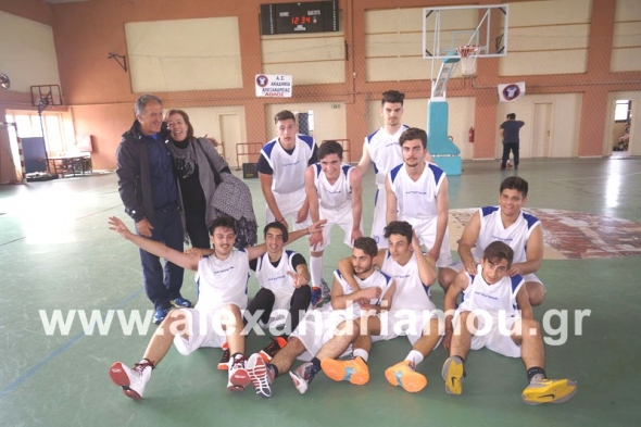 Έχασε στον τελικό του Σχολικού Πρωταθλήματος Μπάσκετ το 2ο ΓΕΛ Αλεξάνδρειας-Πρωταθλητής το 3ο ΓΕΛ Βέροιας