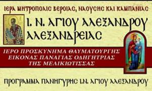 Ι.Ν. ΑΓΙΟΥ ΑΛΕΞΑΝΔΡΟΥ ΑΛΕΞΑΝΔΡΕΙΑΣ:  Υποδοχή Θαυματουργής Εικόνας της Παναγίας της Μελικιώτισσας