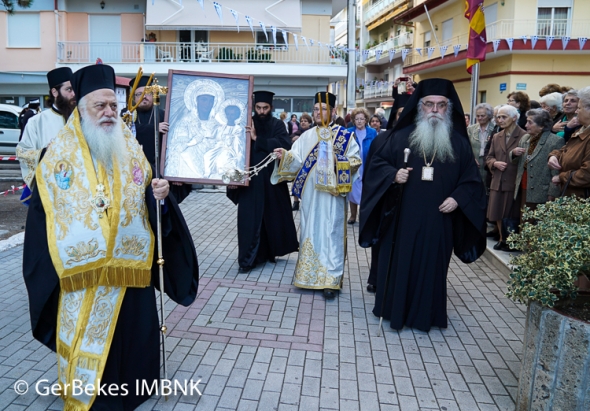 Η θαυματουργός Εικόνα της Παναγίας Φανερωμένης από την Καστοριά στην Ιερά Μητρόπολη Βεροίας