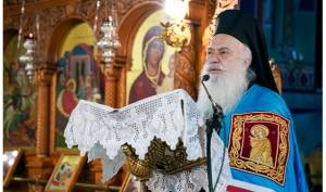 Ο Μητροπολίτης Βεροίας στον Ιερό Ναό Κοιμήσεως της Θεοτόκου Αλεξανδρείας την Κυριακή 7 Απριλίου