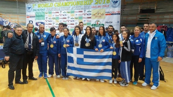 Εξαιρετική η παρουσία τoυ  Α.Σ.Κ.Α στους παγκόσμιους αγώνες ΠΑΓΚΡΑΤΙΟΥ στην Ιταλία