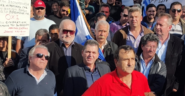 Στο πλευρό των αγροτών στην διαδήλωση που πραγματοποίησαν στην Αθήνα, ο αντιπεριφερειάρχης Ημαθίας, Κώστας Καλαϊτζίδης,
