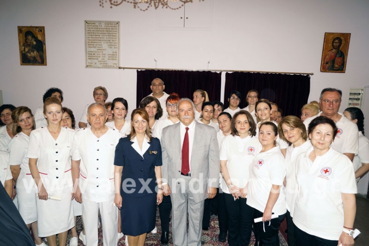 Σε κλίμα συγκίνησης η Τελετή απονομής πτυχίων των Εθελοντών Νοσηλευτικής του Ερυθρού Σταυρού Τ.Τ. Αλεξάνδρειας