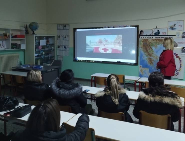 Ενημέρωση του Δημοτικού Σχολείου Καμποχωρίου - Βρυσακίου για την αξία των πρώτων βοηθειών