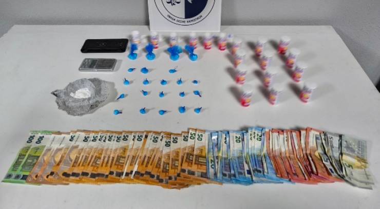 Συνελήφθη ένα άτομο από αστυνομικούς της Ημαθίας στη Θεσσαλονίκη με 40 γραμμάρια κοκαΐνης