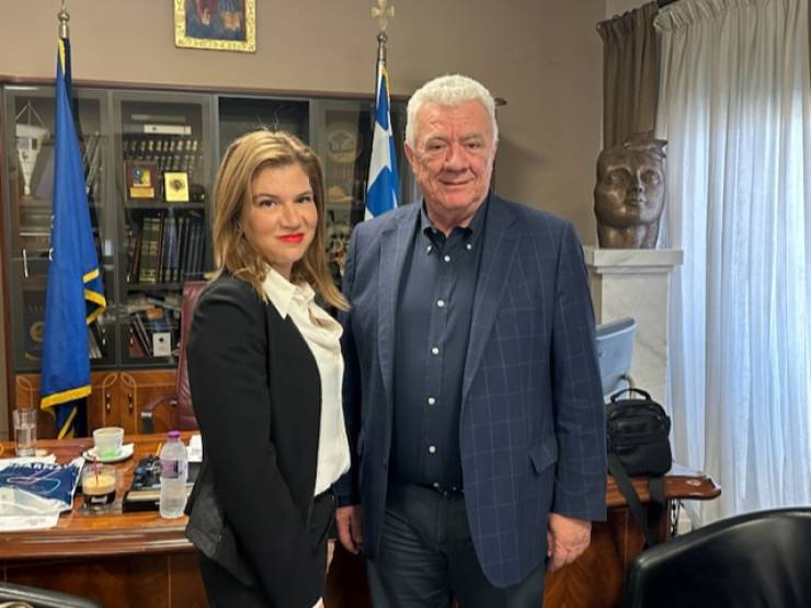 Με τον δήμαρχο Αλεξάνδρειας συναντήθηκε η υπ. βουλευτής Ημαθίας του ΣΥΡΙΖΑ-Π.Σ. Φανή Γιωτάκη