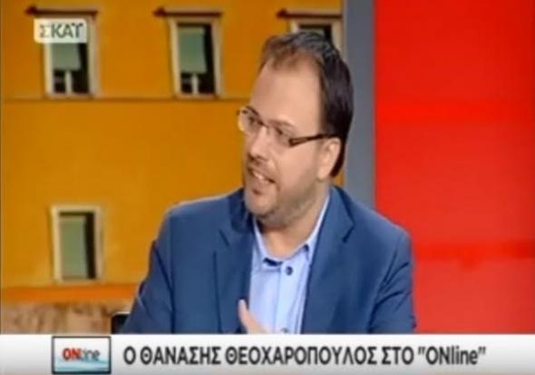 Συνέντευξη του Θανάση Θεοχαρόπουλου στον ΣΚΑΪ