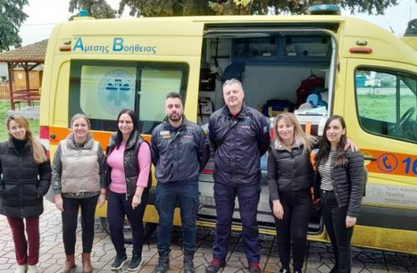 Εκπαίδευση Πρώτων Βοηθειών και χρήση απινιδωτή στο Δημοτικό Σχολείο Παλαιού Προδρόμου