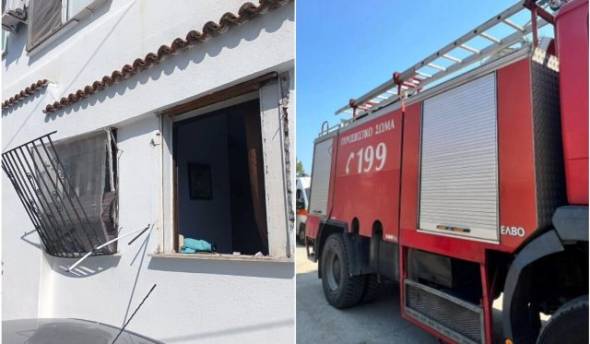 Πέντε τραυματίες από έκρηξη φιάλης υγραερίου στην Ασπροβάλτα - Ο ένας σε σοβαρή κατάσταση