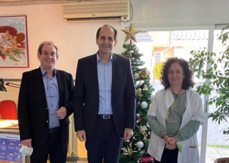 Ο Απόστολος Βεσυρόπουλος επισκέφθηκε το Κέντρο Υγείας Αλεξάνδρειας