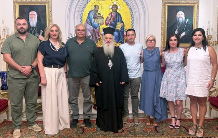 &Sigma;&upsilon;&nu;ά&nu;&tau;&eta;&sigma;&eta; &tau;&omicron;&upsilon; &Pi;&omicron;&iota;&mu;&epsilon;&nu;ά&rho;&chi;&omicron;&upsilon; &mu;&alpha;&sigmaf; &mu;&epsilon; &tau;&omicron; &nu;έ&omicron; &Delta;&iota;&omicron;&iota;&kappa;&eta;&tau;&iota;&kappa;ό &Sigma;&upsilon;&mu;&beta;&omicron;ύ&lambda;&iota;&omicron; &tau;&omicron;&upsilon; &Iota;&alpha;&tau;&rho;&iota;&kappa;&omicron;ύ &Sigma;&upsilon;&lambda;&lambda;ό&gamma;&omicron;&upsilon; &Eta;&mu;&alpha;&theta;ί&alpha;&sigmaf;