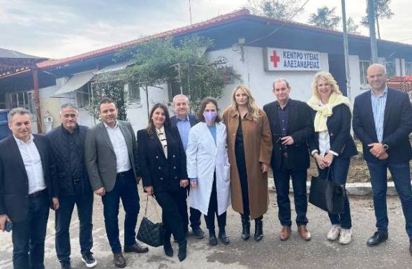 Περιοδεία στην Αλεξάνδρεια για τη συντονίστρια του πρωθυπουργικού γραφείου στη Βόρεια Ελλάδα