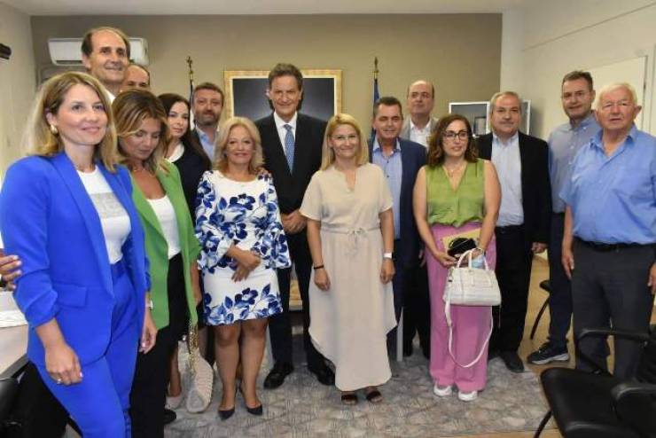 Κρίσιμα τοπικά ζητήματα έθεσε ο Κώστας Καλαϊτζίδης στο κλιμάκιο της κυβέρνησης και της ΝΔ που επισκέφθηκε την Ημαθία