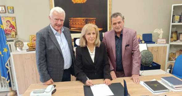 Υπογράφτηκε το πρακτικό για την κατασκευή του έργου “Ασφαλτόστρωση αγροτικής οδού μεταξύ των οικισμών Λουτρού και Επισκοπής Δήμου Αλεξάνδρειας”