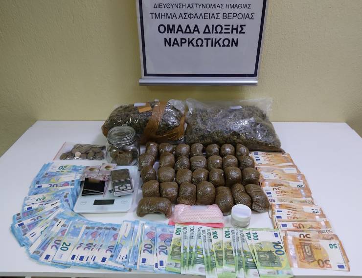 Από αστυνομικούς της Ημαθίας συννελήφθη γιατί καλλιεργούσε 17 δενδρύλλια κάνναβης μέσα στο διαμέρισμά του