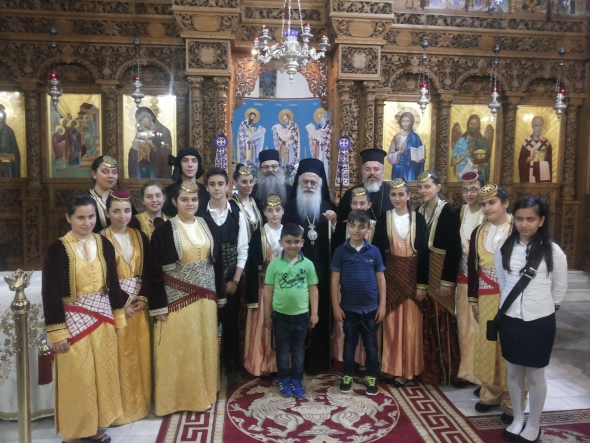 Υποδοχή τμήματος του Τιμίου Ξύλου στον Ι. Ν. Υπαπαντής του Χριστού, στην Πατρίδα Βέροιας