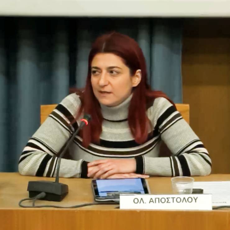 Η υπ. βουλευτής Ημαθίας Ολυμπία Αποστόλου, ομιλήτρια σε ημερίδα στο Πανεπιστήμιο Αθηνών