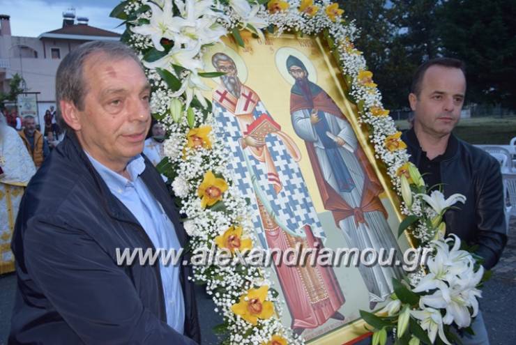 Πανηγύρισε o Ι.Ν. Αγίων Κυρίλλου &amp; Μεθοδίου Αλεξάνδρειας – Περιφορά της εικόνας (φωτο-βίντεο)