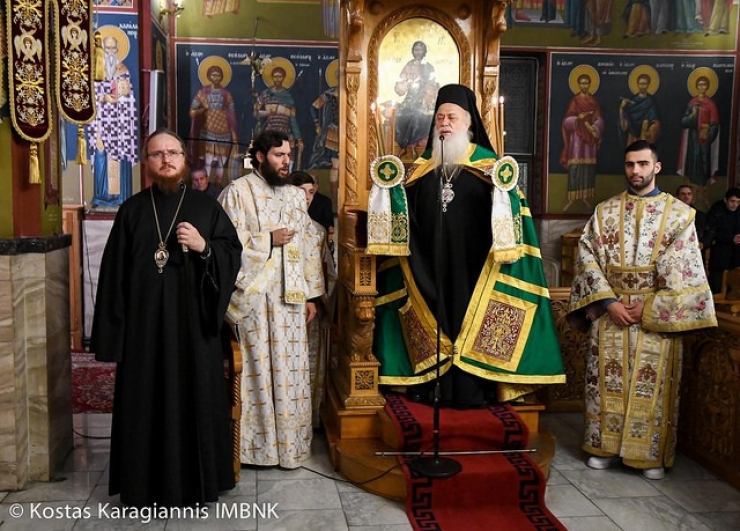 Η πανήγυρις του οσίου Πορφυρίου του Καυσοκαλυβίτου στην Αλεξάνδρεια (φώτο).