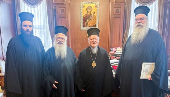 Επίσκεψη του Ποιμενάρχου μας και του Βοηθού Επισκόπου στο Οικουμενικό Πατριαρχείο